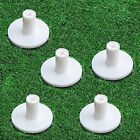 5 Rubber Golf Tee Holder Set For Practice   Driving Range Mats 1 5  2 0  White