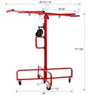 16ft Drywall Lift Panel Hoist Jack Lifts W  Caster Wheel 150lbs Capacity