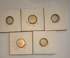5 Silver Coins - Small But Mighty -  163   Value Xf - Bu