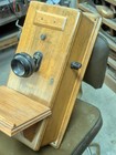 Antique Western Electric Oak Wooden Crank Wall Telephone Early 1900 s