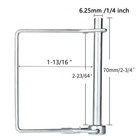10 Pcs Square Pto Pin Shaft Locking Pin 1 4 Pin Hitch Pin Wire Lock Pin Safety C