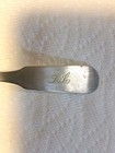 Antique    Hall   Elton  Coin Silver Table Spoon 