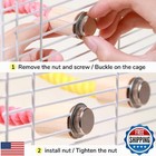 Tafit Multi-color Rope Bird Perch Toys For Parrot Cage Stand  Climbing Swing 