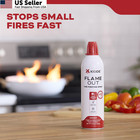 Kidde Flame Out Fire Spray  Extinguishing Aerosol For Home Use  2 Pack  White