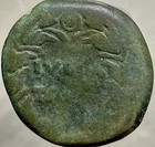 Roman Emperor Augustus 14bc-10bc Ancient Provincial Coin Genuine Green Patina