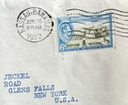 Bahamas 1952 Boac Cover To Us  boac Cachet  airmail Label  solo Frank Kgvi sg159