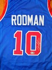 Dennis Rodman Autographed Signed Pistons Xl Custom Jersey Swau Coa Auto     
