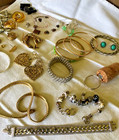 Lot Of 34 Pcs Of Mixed Jewelry Items From Vtg To Mod  Use Sell Craft
