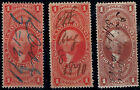 United States Revenue Stamp R67c R69c R70c Set