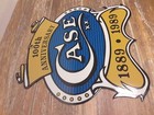 Vtg case Xx 100th Anniversary Metal Sign  nice 