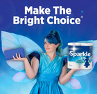 Sparkle Tear-a-square Paper Towels  2 Double Rolls  220 Sheets Total  - Strong 2