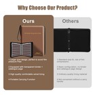 Brown Film Negative Sleeves Binder Album With 50pcs 35mm Acid-free Storage Pages