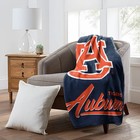 Officially Licensed Ncaa Signature Raschel Throw Blanket 50x60 Cozy Decorativ   