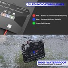 Solar Battery Trickle Charger 50w 12v Solar Panel Maintainer For Car Boat Rv