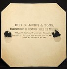 Cricketers British Baseball Fine Cigar Label Mfd By Geo  S  Harris   Sons Scarce