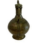 Vintage Turkish Ibrik Large Rustic Copper And Brass