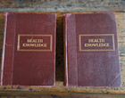 Antique 1923 Health Knowledge 1   2 Volumes - Illustrated Medical Book