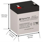 Pack Of 10 Batteries For Apc Rbc143  Full Battery Set  Rechargeable By Sigmastek