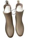 Women s Chelsea Rain Boots A New Day Waterproof Taupe Size 6