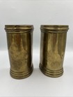 Vintage Solid Brass Bookends - Heavy - Classic Art Deco Style 8   -made In Korea