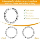 New 5 32  X 16 Ball Bicycle Headset Crank Bearings 4pc Steel Bike Retainer Set