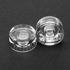 4 Pcs Clear W black Letter Lp Guitar Control Knobs Speed Knobs For Les Paul Sg