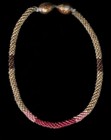Hawaiian 100  Niihau Shell 18-1 4 Inch 4 Tie Poepoe Lei