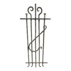 Antique Victorian Iron Gate Window Garden Fence Architectural Salvage Door  658