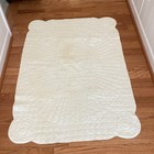 Vintage Hand Stitched  Baby Quilt With Puppies  Kittens And Flowers   49    - 35    