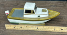 Wooden Model Boat Decor Collectible W   boat Fund  Base Stand