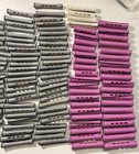 Lot Of 215 Professionalo Pink   Gray  Purple And White Plastic Hair Perm Rods