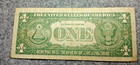 Silver Certificate Series 1957 B Blue Seal  1 Dollar Circulated 