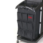 Rubbermaid Commercial Products 9-pocket Housekeeping Cart Organizer  Black  Garb
