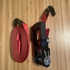 Snap-on Tie Down Ratchet Straps 16  X 1 5  Heavy Duty Cushion Grip