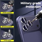 2 Pack Camera Lens Protector Individual Anti Shatter Lens Protector 2 Pcs Rear