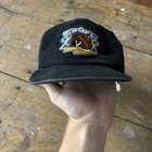 Vintage Camel Cigarettes Black Corduroy Hat Mens As Is Worn