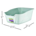 Extra Large High Sided Cat Litter Box  Bpa-free  Stain   Odor Resistant