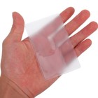 5 Pcs Protective Case Business Card Sleeves Hard Id Badge Holder Clear