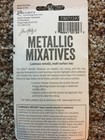 Tim Holtz   Alcohol Ink Metallic Mixatives  Gold   Silver 21247- New