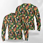 Vintage Baseball All Over Print Sweatshirt Unisex Tropical Sports Fan Gift