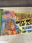 Vintage Boy Scouts Of America Allegheny Trails Council Camp Pennant