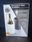 American Metalcraft - Mwc57white Mwc57 Tabletop Marble Wine Cooler  White  5-   