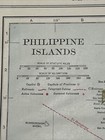 Antique Colorful 1908 Map Of Philippine Islands 11x15 Inches