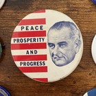 Vintage 1960s And 70   s Political Pinback Buttons Pins Lot Of 9