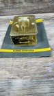 Vintage Weiser 1031 Sliding Pocket Door Lock Brass Finish
