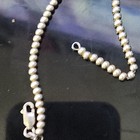 925 Sterling Silver Navajo Pearl Style Beaded  Necklace   Minimalist