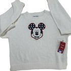 Old Navy X Disney White Mickey Mouse Sweater Nwt Size Xl Kids 100  Cotton