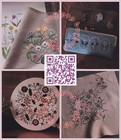 New Japanese Embroidery Craft Pattern Book Mountain Plant Floral Motif Stitch
