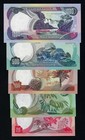 Portugal Angola Complete Set 20  50   100   500   1000 Escudos 1972  Unc