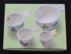 Brand New Lenox Butterfly Meadows 4 Piece Measuring Cup Set